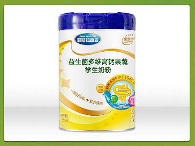 成长路上的多维守护——菲斯纽迪亚益生菌多维高钙果蔬学生奶粉