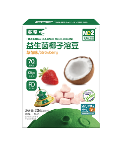 本丁敏星益生菌椰子溶豆（草莓味）